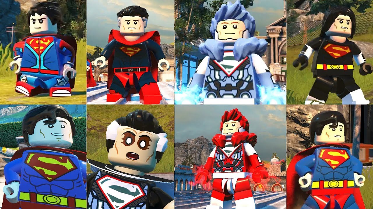 LEGO Supervillains - EPIC SUPERMAN Black Lantern, Justice League & More! -