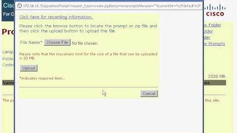 UCCX: Prompt Upload Workaround