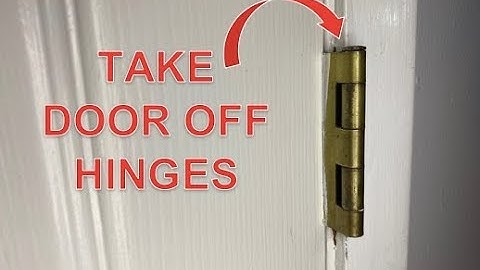 Remove LOCKED Door from Hinges | Take Door Off by Taking Off Hinges | Open a Locked Door