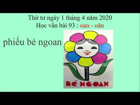 Bài giảng tiếng việt lớp 1 vần oan - oăn