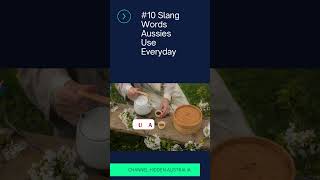 Slang Words Aussies Use Everyday #shorts