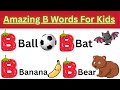 Amazing B Words For Kids | Brilliant B Words for Kids | Learn B Words With Pictures and Sounds |
