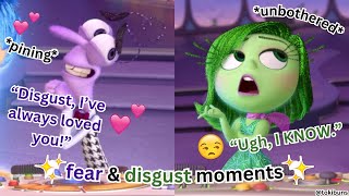 fear and disgust moments | inside out