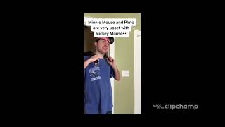 Minnie Mouse And Ian Reddoch Beats Up Mickey Mouse