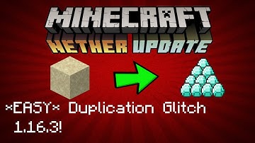 Minecraft 1.16.3 Duplication Glitch *QUICK & EASY FIX!!!*