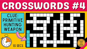 Crossword Puzzles #4