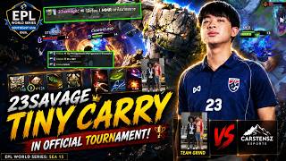 23savage Tiny Carry in OFFICIAL Tournament! 🏆 (EPL World Series 15) screenshot 4