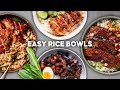 Four amazing rice bowls the nobrainer lazy dinner  marions kitchen