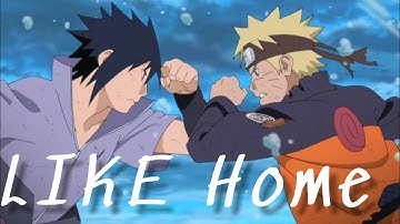 AMV • Naruto vs Sasuke | Like Home | CAPCUT