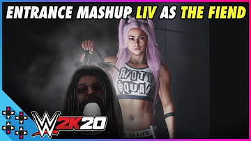 WWE 2K20: LIV MORGAN enters as “THE FIEND” BRAY WYATT