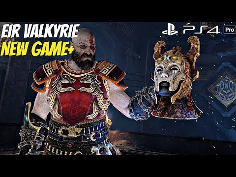 God of War 4 NG+ VALKYRIE EIR Boss Battle & Perfect Enchantment (GoW 2018) PS4 Pro