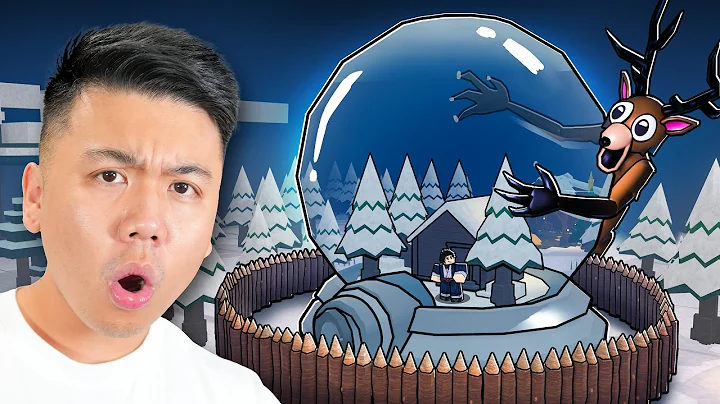 I Built The SAFEST Snowglobe BASE In 99 Nights In The Forest