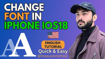 Change Font Style in iphone ios 18 | How To Change Font Style In Iphone ios 18 | 2024