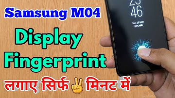 how to display fingerprint lock samsung m04 | samsung m04 fingerprint lock