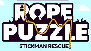 Rope Puzzle - Stickman Rescue Game! screenshot 1