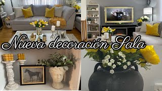 DECORACION SALA Pequeña  Primavera a Verano 2024ideas para decorar #home  #ideas #decor