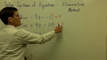 49 - Introductory Algebra - Solving Systems of Equations Elimination part 2