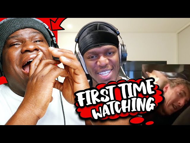 AMERICAN REACTS To KSI - TRY NOT TO CRINGE (BRYCE HALL EDITION) - REACTION class=