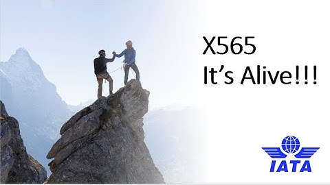 Webinar - IATA Digital Aircraft Semi-Permanent Data Exchange -  X565