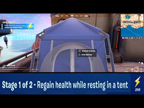 Regain Health While Resting in a Tent (50) - How to Complete All Dragon Ball Recovery! Tent Location