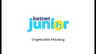 Vrt Ketnet Junior Ongebruikte Afsluiting 2018