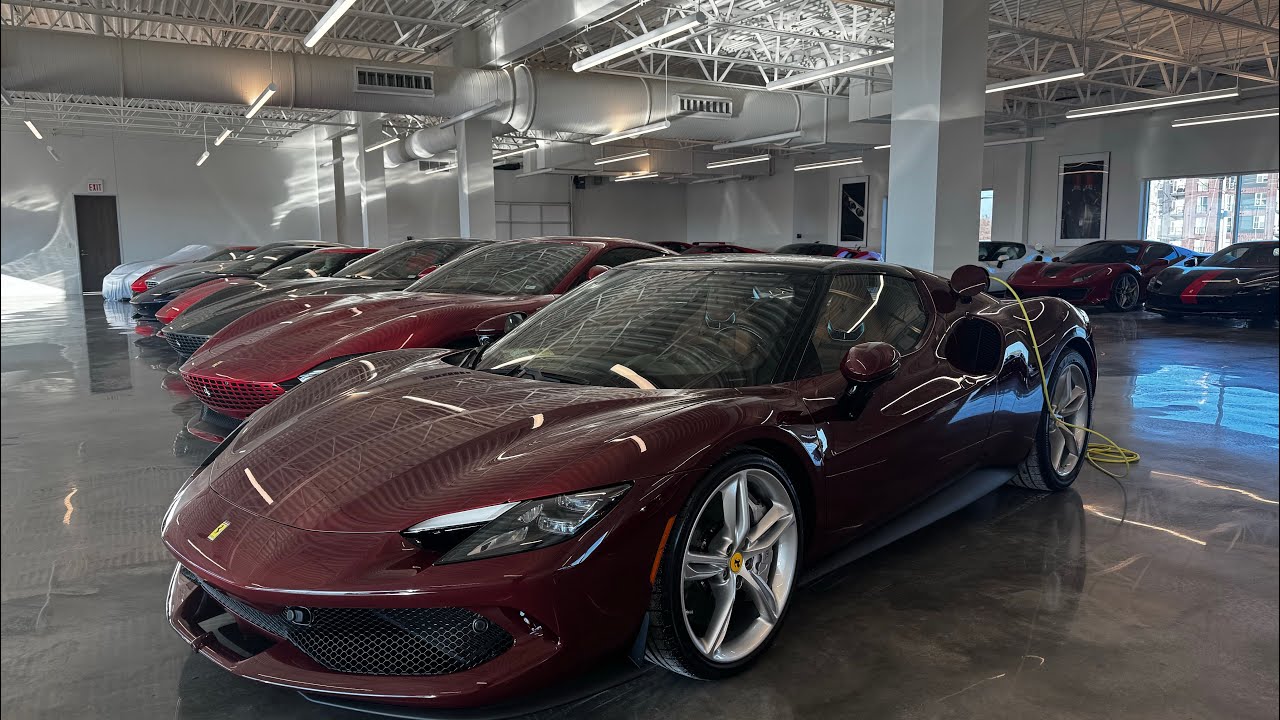 2024 Ferrari 296 GTB - Rosso Amaranto Tetto Nero DS - YouTube