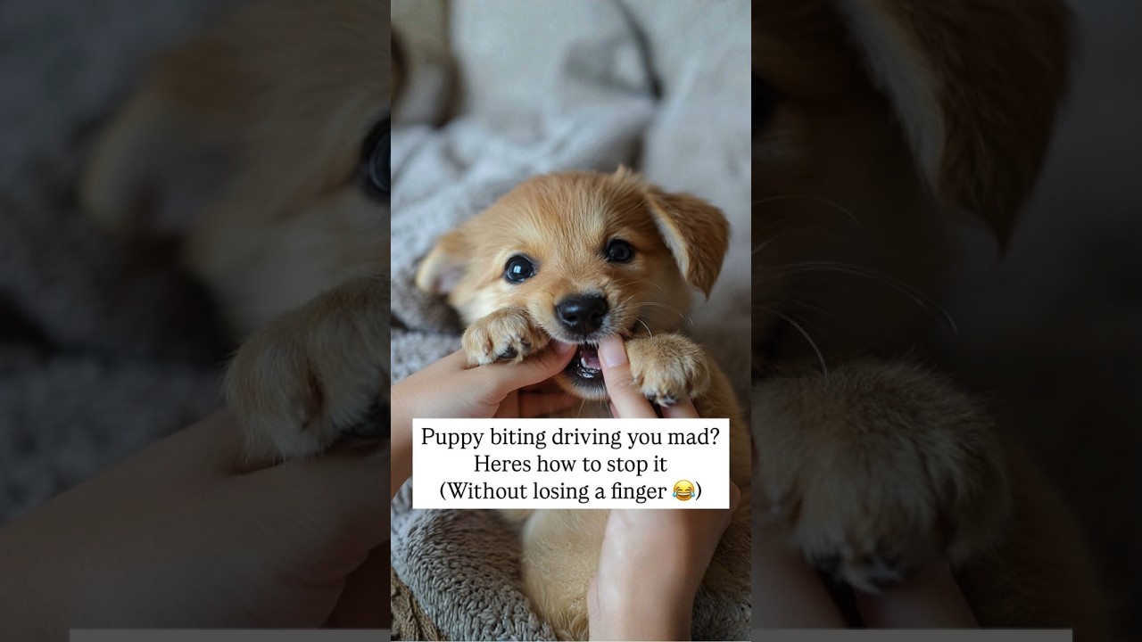 How to stop puppy biting 
