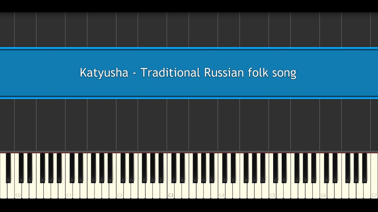 Roblox Piano Katyusha Wwii By Mr E - katyusha roblox id