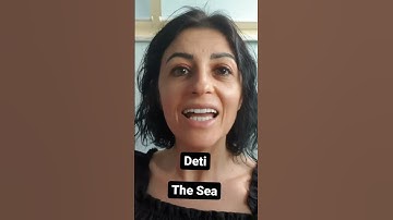 Learn Albanian with Viola. Word of the day: Deti