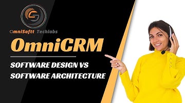 Software design vs  software architecture