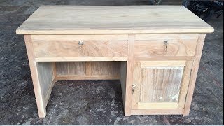 Woodworking Techniques Extremely Modern - How To Build A Wood Desk For Your Home Office Thanks for watching, subscribe ...