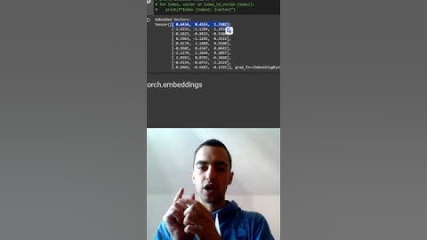 torch.embeddings code explained - building chatgpt from scratch