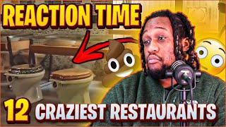 THE 12 MOST CRAZIEST RESTAURANTS IN THE WORLD - REACTION VIDEO  - GAMESQUEST REACTS