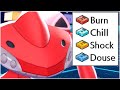 FULL GENESECT DRIVES TEAM ! Burn Drive , Shock Drive , Chill Drive , Douse Drive