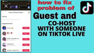 Ethiopian | Oromia | How to fix Co-Host and Guest problem on tiktok live @Ahmedin_Kasahun