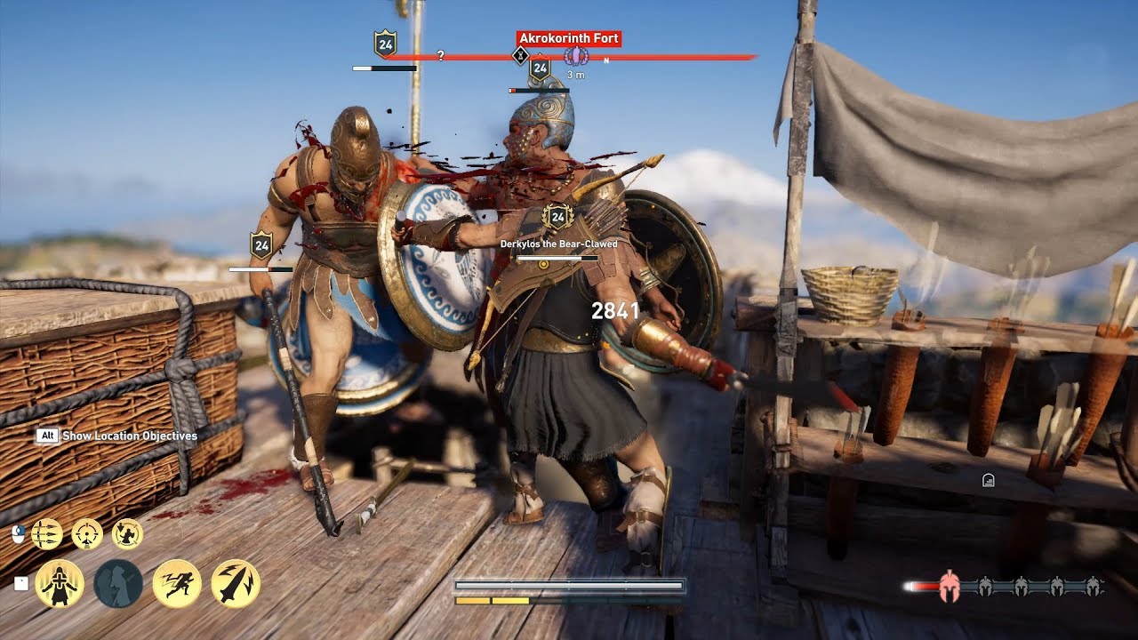 Assassin's Creed Odyssey: Stealth Kills & Brutal Combat Gameplay | Killing a Mercenary!!!