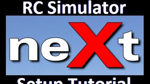 Next RC Simulator - Setup Tuning Tutorial