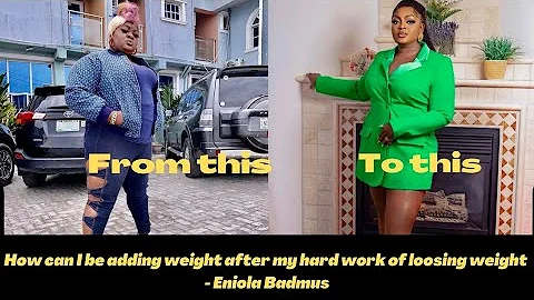 Eniola Badmus body transformation, hear what she said. #plasticsurgery #beforeandafter #nollywood