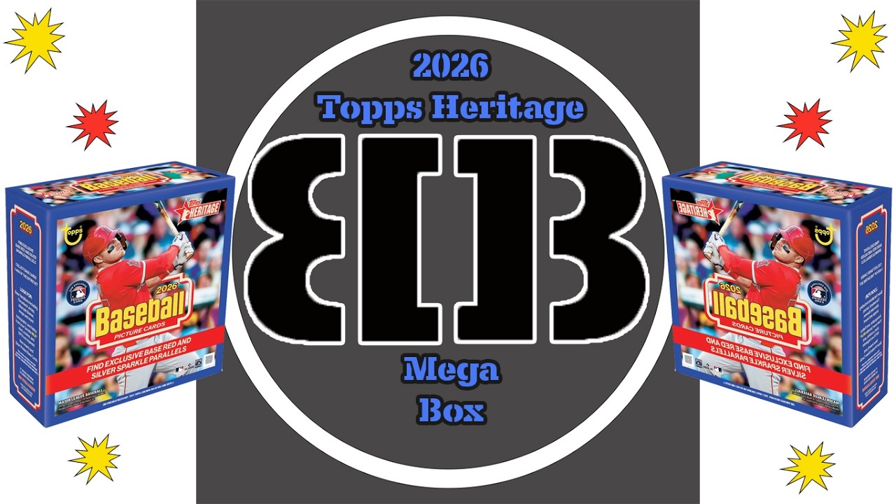 2026 Topps Heritage Baseball Mega Box Nice Auto! - YouTube