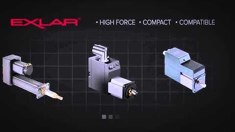 Curtiss-Wright Sensors & Controls Exlar Actuation Solutions