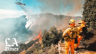 Fires burn across southern california ...