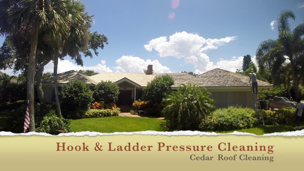 Cedar Shake Roof Cleaning In Vero Beach YouTube