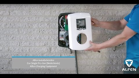 Alfen installatievideo Eve Single Pro-line (Nederlands) - Alfen Charging Equipment