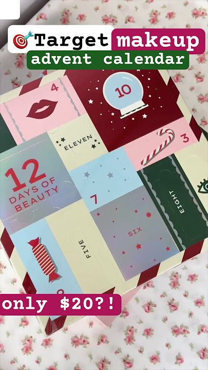 this was a STEAL 😱 $20 Target MAKEUP ADVENT CALENDAR 🎅🏻🗓️ #adventcalendar #giftideas #christmas