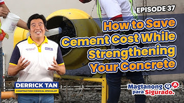 LESS CEMENT = STRONGER CONCRETE? Let