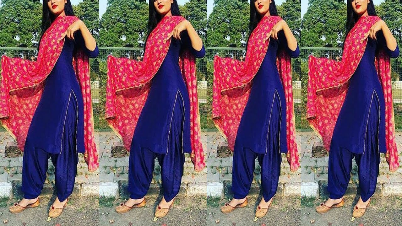 Buy > royal blue color combination punjabi suits > in stock