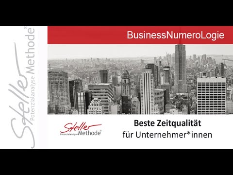 Business NumeroLogie 🔺 Firmenjahr und Wirtschaftsjahr - Einführung und Bedeutung mit Edith Steller