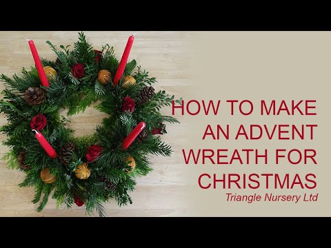 diy how to make an advent wreath youtube