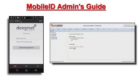 MobileID Admin guide