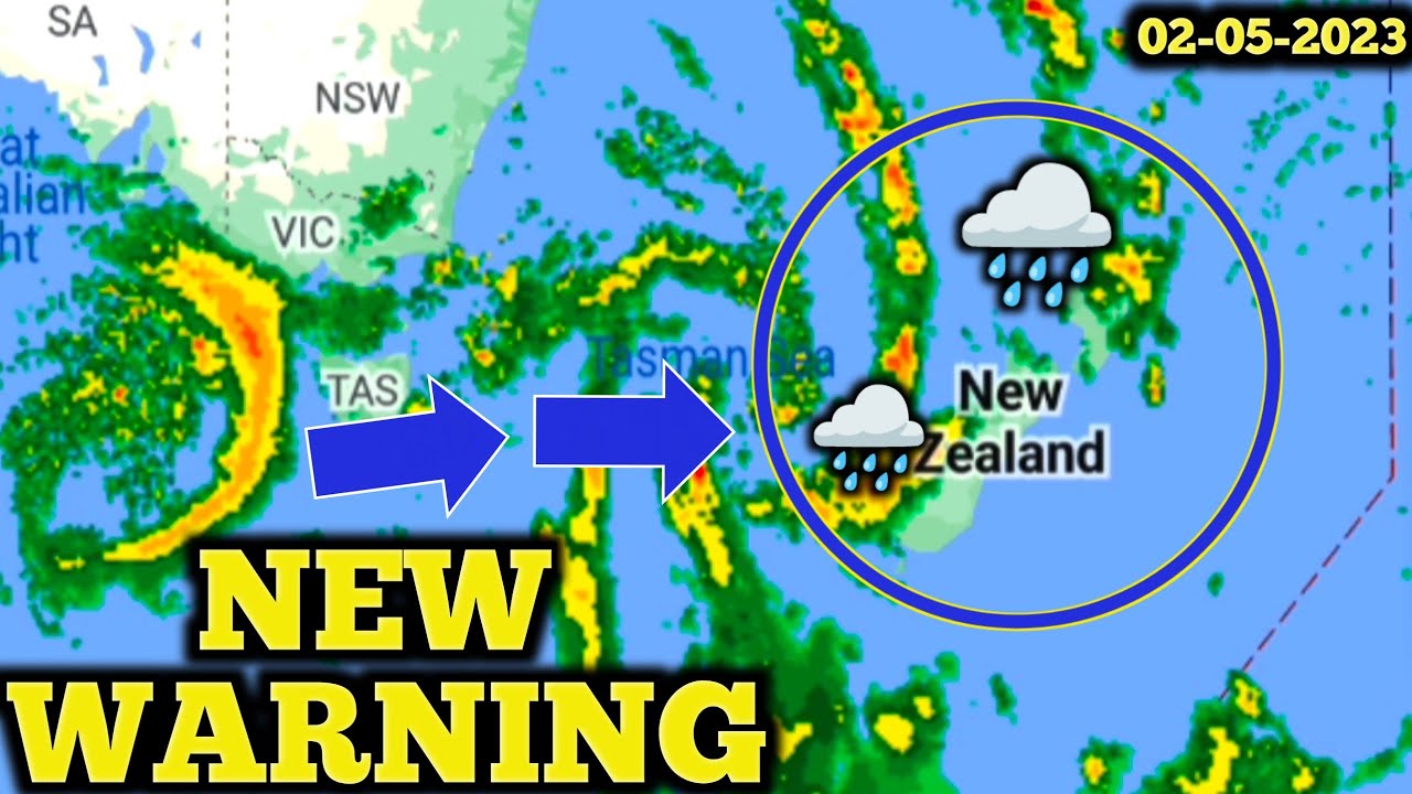 A Series Of Cold Blast Approaching NZ, BOM Weather Watch - YouTube